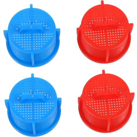 Paquete de 4 filtros para lavadora, filtro de válvula de entrada de agua para lavandería, purificador de agua, filtro de agua doméstico, válvula de entrada de agua de plástico, filtro colador