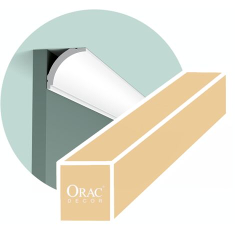 Cornisa Moldura Perfil de estuco Orac Decor CX109 AXXENT Elemento decorativo para pared y techo 2 m