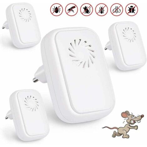Paquete de 4 repelente ultrasónico de mosquitos repelente ultrasónico para repelentes...