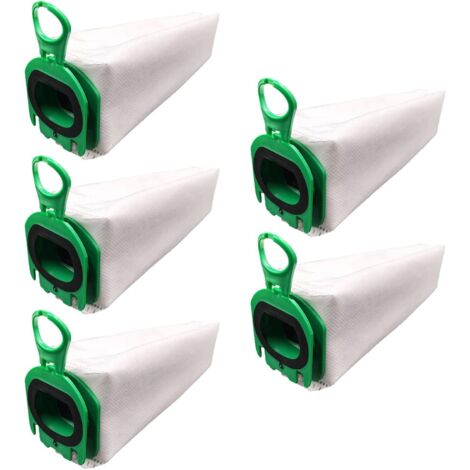 Paquete de 5 bolsas de repuesto para aspiradora, compatibles con las aspiradoras inalámbricas Vorwerk Kobold VB100 VB 100 FP 100.
