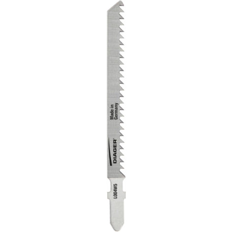 Paquete de 5 hojas de sierra de calar para madera/plástico - L004W