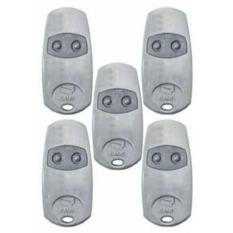 Paquete de 5 mandos a distancia TOP-432EE para motores de puertas de garaje y portones, compatibles con CAME TOP-432EE