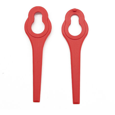 Paquete de 50 cuchillas compatibles para la desbrozadora Ferrex Aldi Far 20-i, cuchillas de repuesto para la desbrozadora inalámbrica Ferrex.