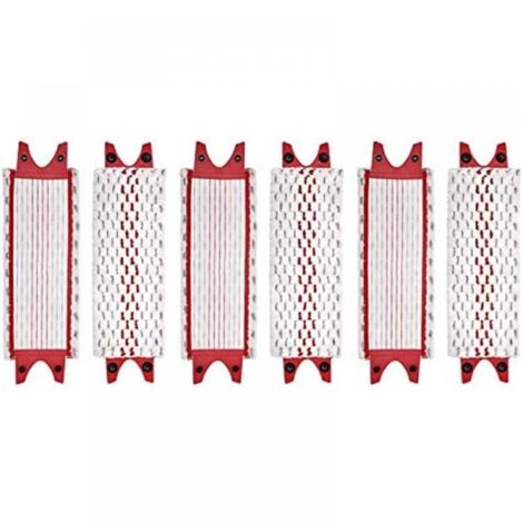 Paquete de 6 almohadillas de repuesto de microfibra para fregona Vileda Ultramax
