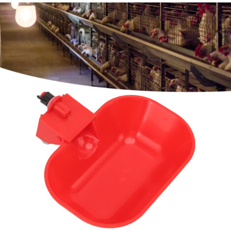 Paquete de 6 bebederos automáticos de gran capacidad, de plástico ABS grueso, para perros, gatos y gallinas, G1/8