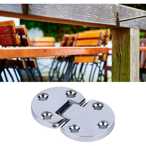 [Paquete de 6 bisagras] Bisagras plegables de aleación de zinc, 46 x 29 mm, herrajes para muebles