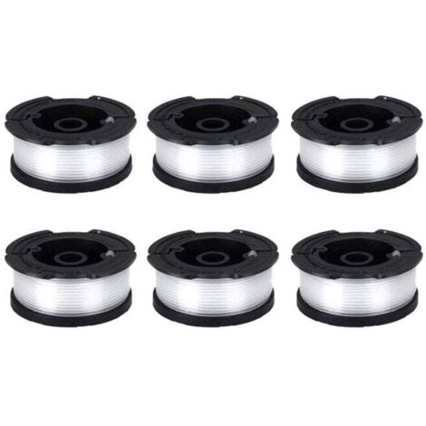 Paquete de 6 bobinas para recortadora de hilo BLACK+DECKER AF-100-3ZP