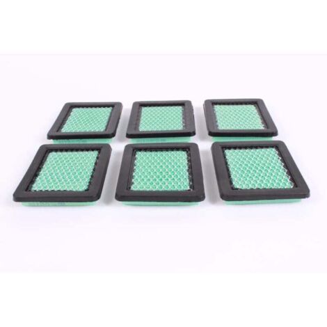 Paquete de 6 filtros de aire para motores Honda GC160, GCV135, GCV160, GCV190 y GX100 (17211-ZL8-023)