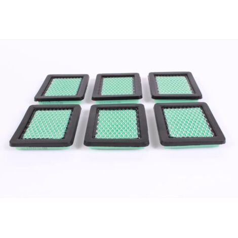 Paquete de 6 filtros de aire para motores Honda GC160, GCV135, GCV160, GCV190 y GX100 (17211-ZL8-023)