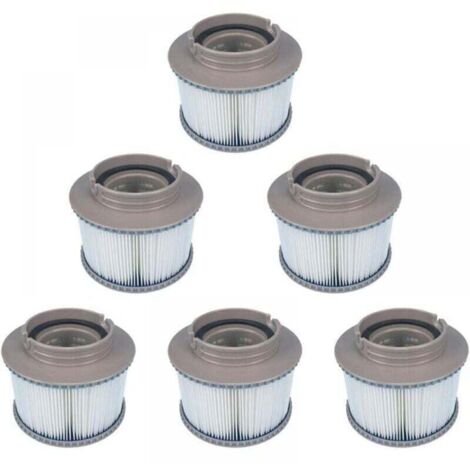 Paquete de 6 filtros de repuesto para spa FD2089, bomba de cartucho de filtro para todos los spas actuales