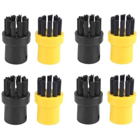 Paquete de 8 cepillos de cerdas con boquilla para limpiador a vapor manual SC1 SC2 SC3 SC4 SC5 SC7