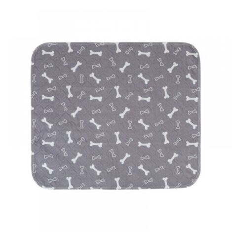 paquete de almohadillas de entrenamiento para perros, lavables, reutilizables, superabsorbentes, a prueba de fugas y antideslizantes para gatos y perros - S 60 x 40 cm - Gris