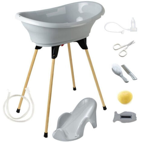 Paquete de baño - THERMOBABY - VASCO 9 en 1 - Gris Encanto
