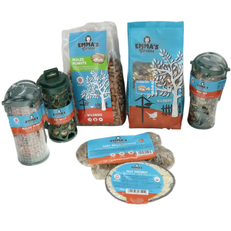 

Paquete de comederos y semillas Birds of Nature. 3.90kg