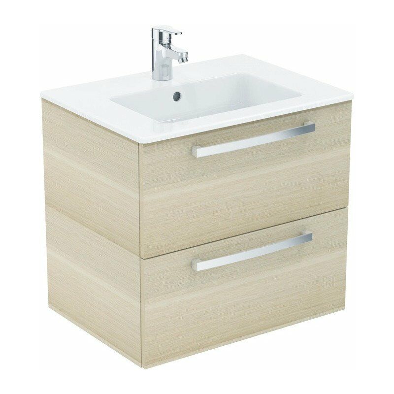 

Paquete de lavabo / mueble EUROVIT 610 x 450 x 565 mm roble claro decoración IDEAL STANDARD