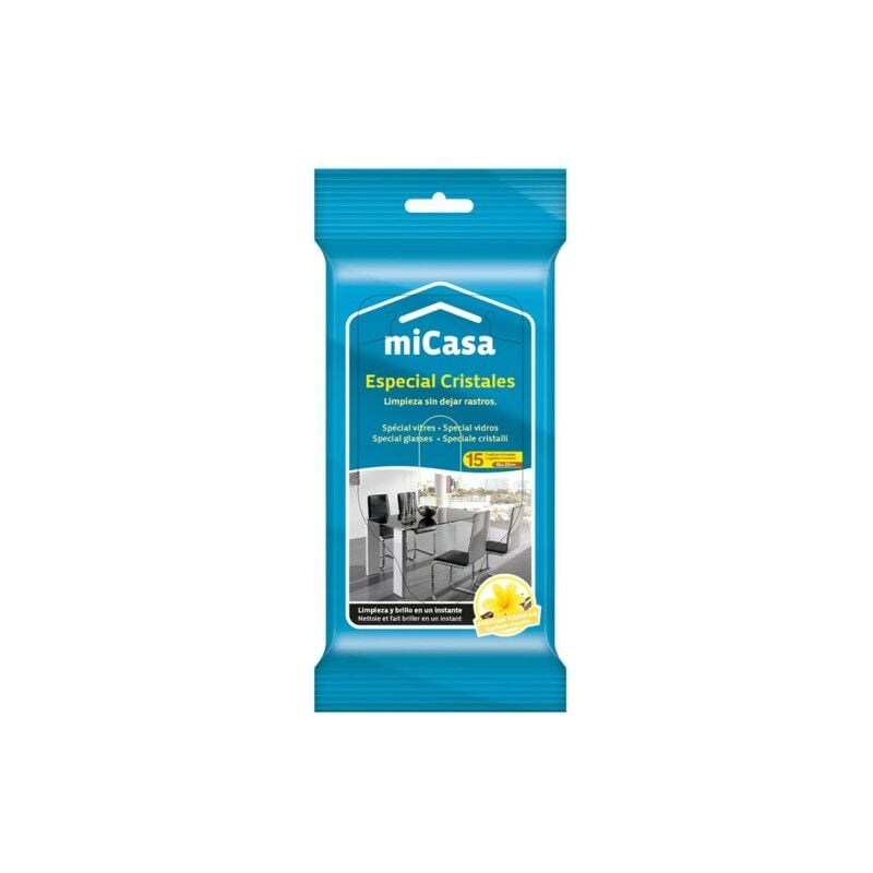 

Paquete de Toallitas Limpiadoras Micasa Limpiacristales (15 uds)