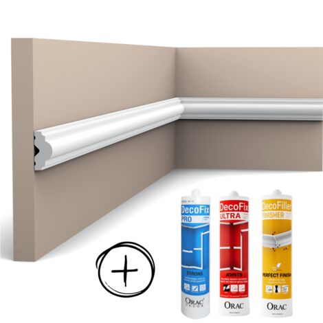 Paquete MKP de 12 metros lineales de PX103 + adhesivos L200 x H2,5 x L1,2 cm