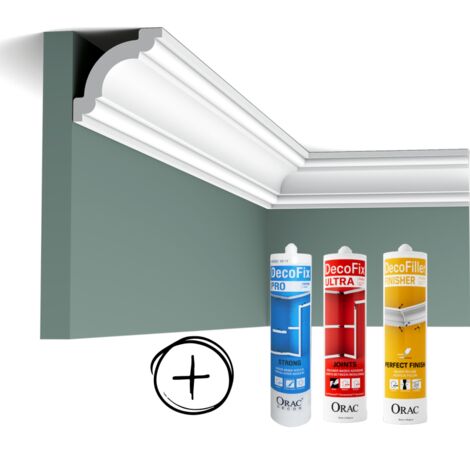 Paquete MKP de 20 metros lineales de CX124 + adhesivos L 200 x H 4,9 x L 4,9 cm