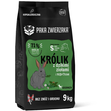 Paquete para mascotas Seventh Heaven Conejo con hierbas 9 kg