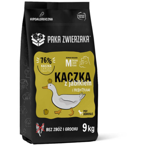 Paquete para mascotas Seventh Heaven Pato con manzana 9 kg