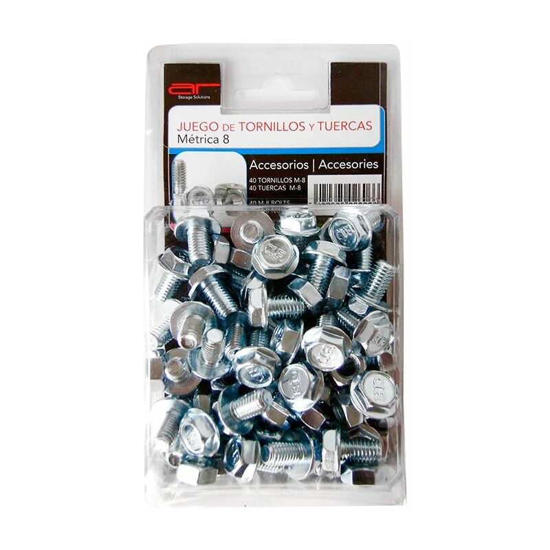 

Ar Sistemas - Paquete tornillos para estantería bl40