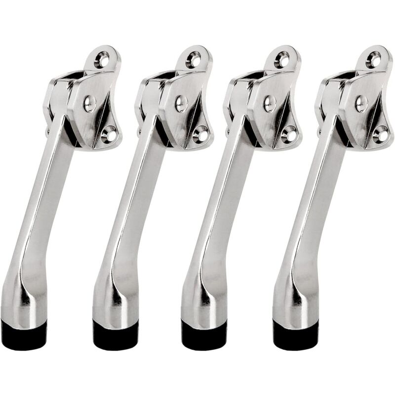 paquets d'arrêt de porte pour porte de garage lourde avec embout en caoutchouc et levier à ressort en métal béquille butée de porte charnière