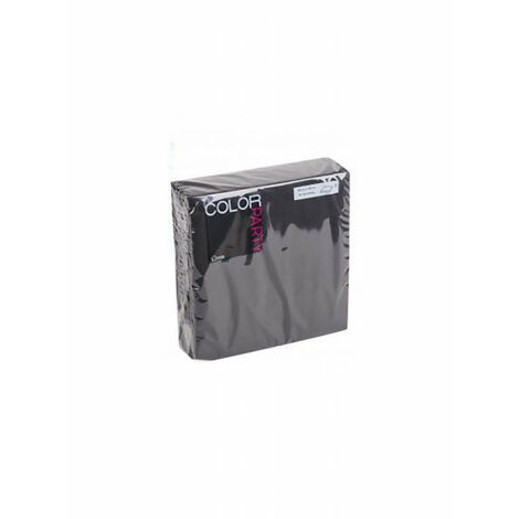 Paquets de 30 serviettes jetables en papier - Noir - 30 x 38 cm - Livraison gratuite