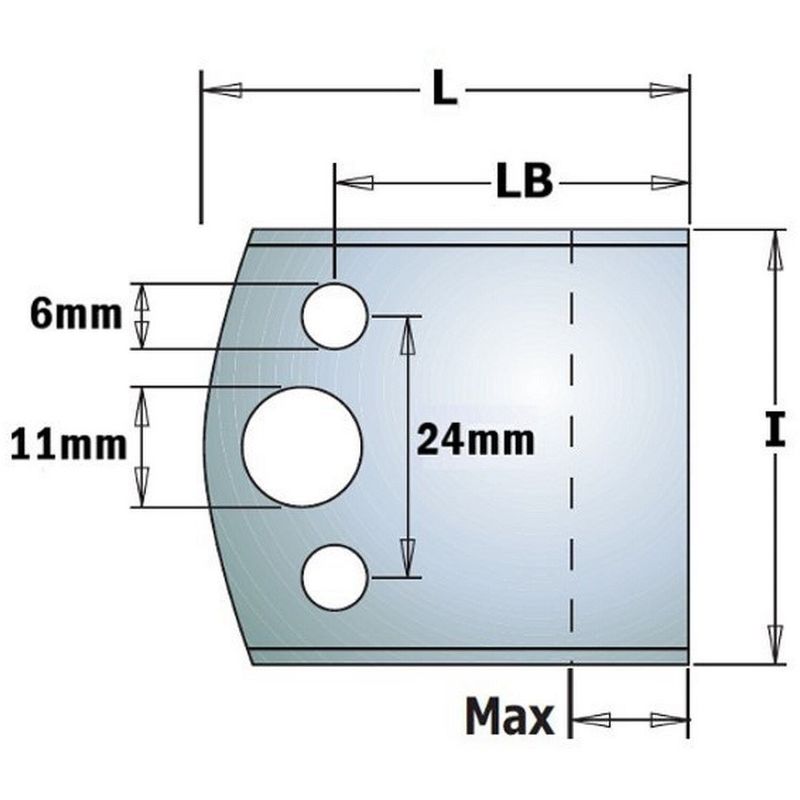 

CMT 691.190 - Par de contracuchillas 40x4mm