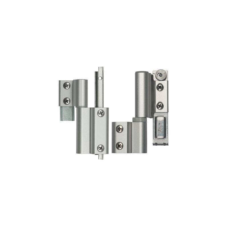 Fapim - Par de bisagras simétricas Galicube oscilobatientes nj aspecto acero inoxidable - 1404AINJ