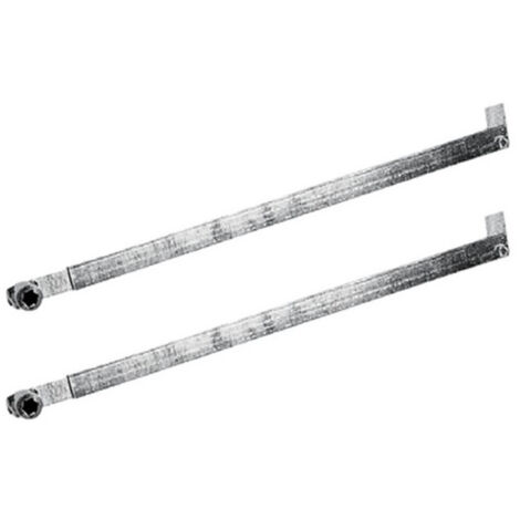 PAR DE BRAZOS RECTOS GALVANIZADOS CON CASQUILLO SOLDADO BENINCA' AU2.D45 9099059