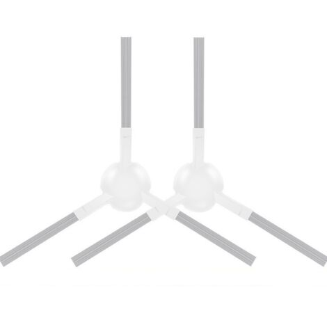 Par de cepillos laterales blancos para aspiradoras robot Dreame L20 Ultra / X20 Pro / X20 Pro Plus