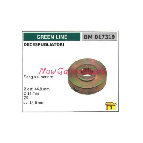 Par de engranajes cónicos brida superior GREENLINE desbrozadora 017391