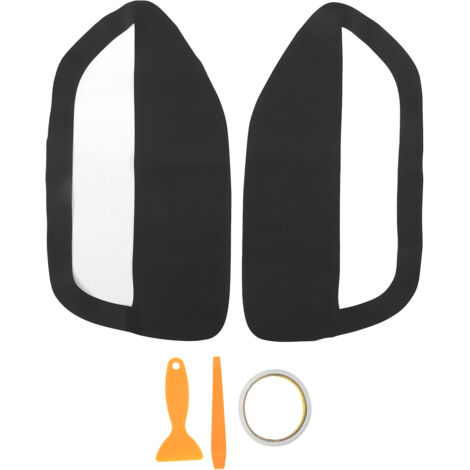 Par de fundas interiores de microfibra negra para las puertas del Mustang 2005-2009.