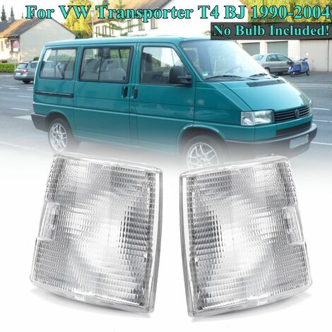 Par de luces de esquina ABS de 12V, luces indicadoras de senal, sin bombilla para VW Transporter T4 BJ 1990-2004
