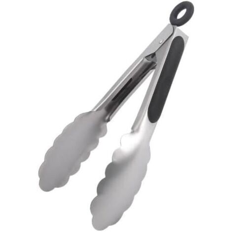 par de pinzas de cocina de 21 cm: perfectas para coger alimentos, ensaladas y para asar a la parrilla.