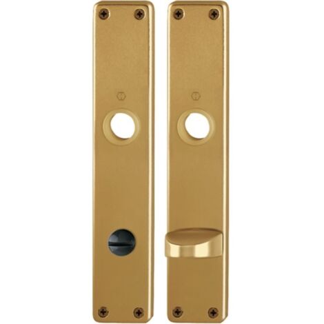 Par de placas largas 202SP F4 / broncef.F4 SK / OL 78mm HOPPE