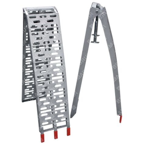 Par de rampas de carga plegables de aluminio MAORI capacidad de carga máxima 900 Kg