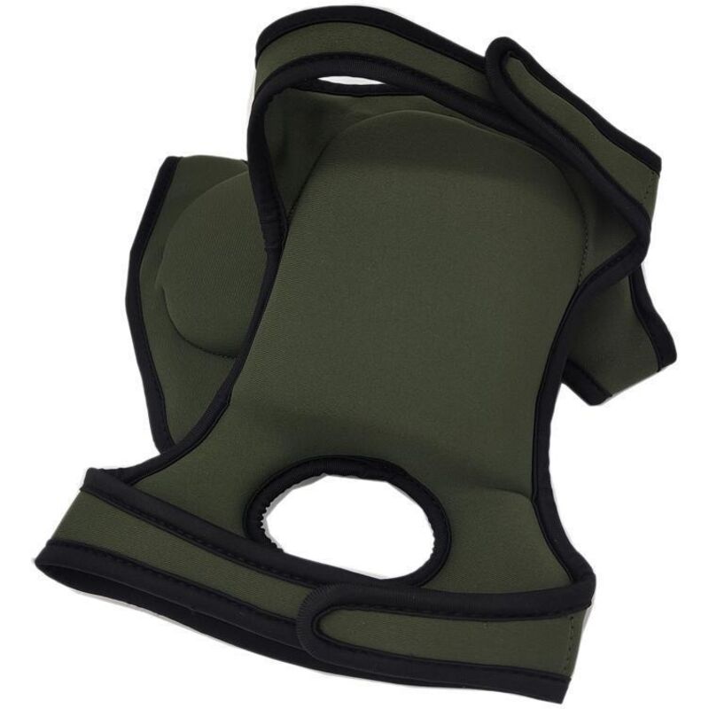 par de rodilleras de jardinería, con protección de esponja elástica, rodilleras de jardinería para exteriores (verde)