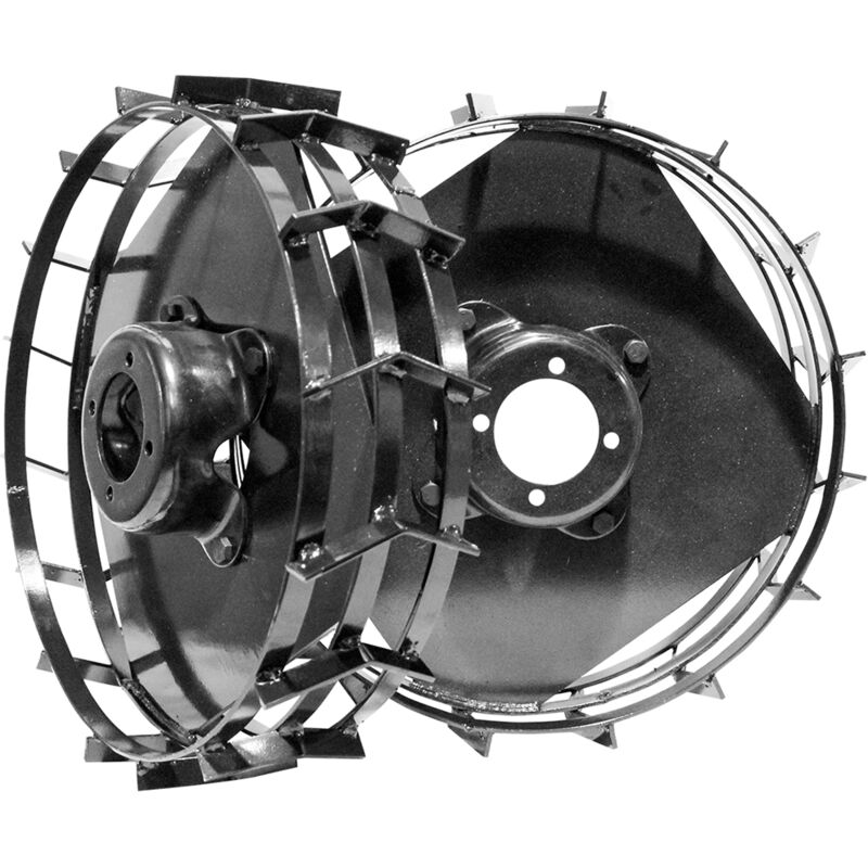 

Par De Ruedas Metálicas Para Motocultor - Kawapower