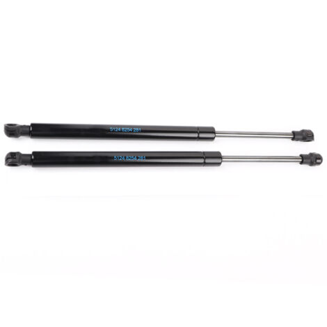 Par de soportes de resorte de gas para apertura del portón trasero - E46 323 325 328 330 M3 - 51248254281 - Metal negro - 2 piezas