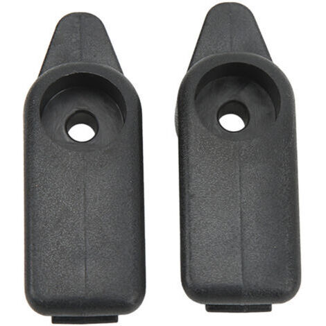 Par de soportes para parasoles de coche, negros, 10411051, repuesto para Corvette C5 1997-2004