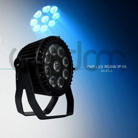 Par LED 9x20W 4in1 DMX RGB IP65 con 3-pin XLR WISDOM da Esterno