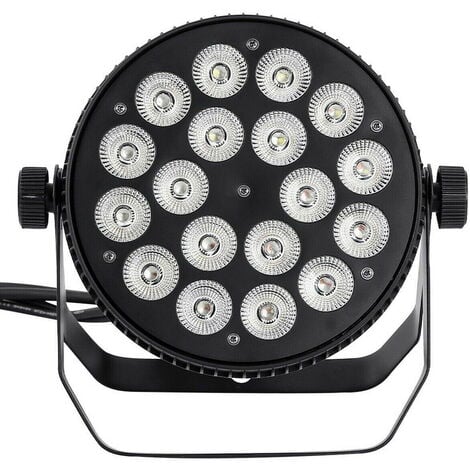 Par Led Mini 18x10W RGBW 4 in 1 IP20 Wisdom
