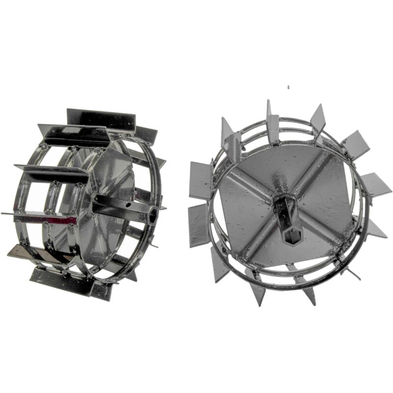 

Par Ruedas Con Eje De Motoazada / Motocultivador 30x15cm y Diámetro 23mm - Bricoferr