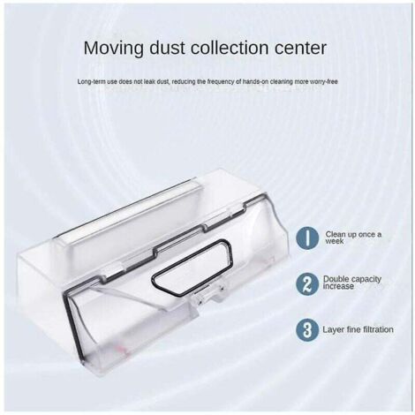 Para aspiradora robot D9/L10 Plus, accesorios para cubo de basura, contenedor de basura