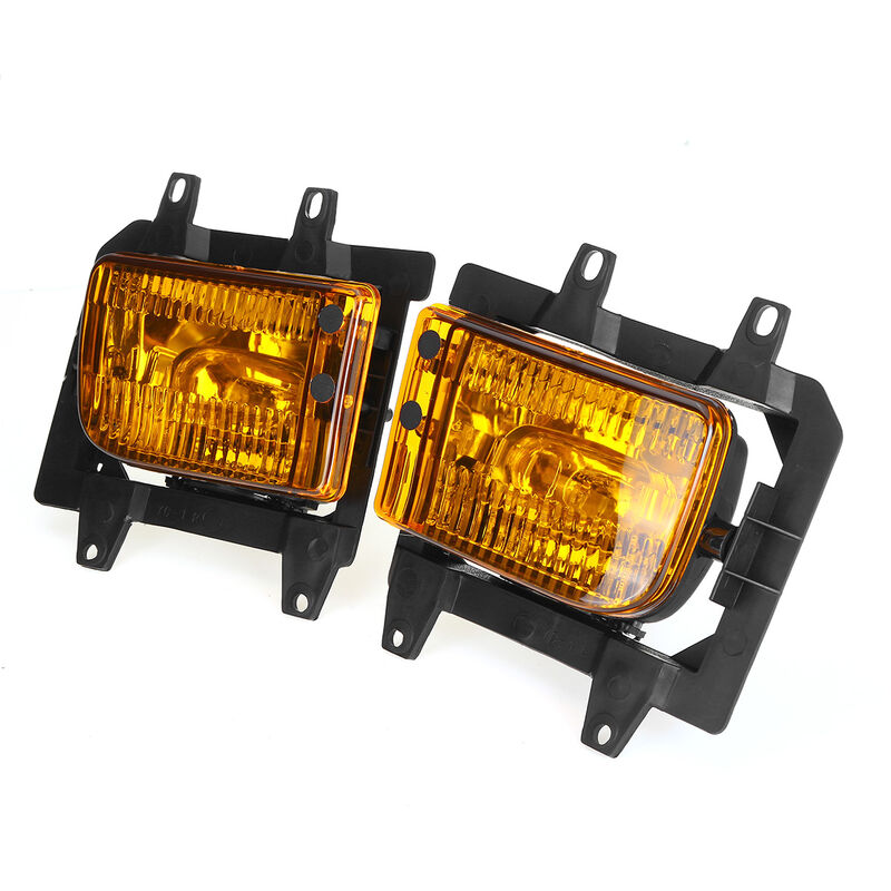 

Para BMW E30 3 Series 1985-1993 Par de luces antiniebla del parachoques delantero - Lente de plástico ámbar