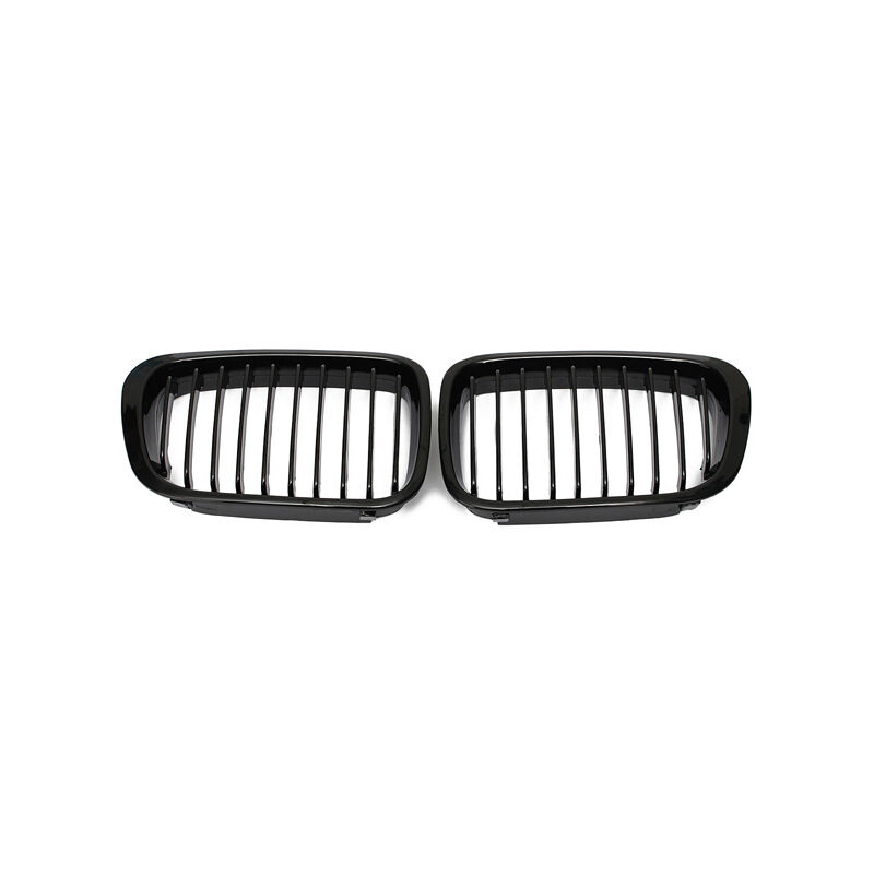 

Para BMW E46 3 Series Slaoon 4 puertas 1998-2001 Rejillas negras brillantes Rejillas de riñón