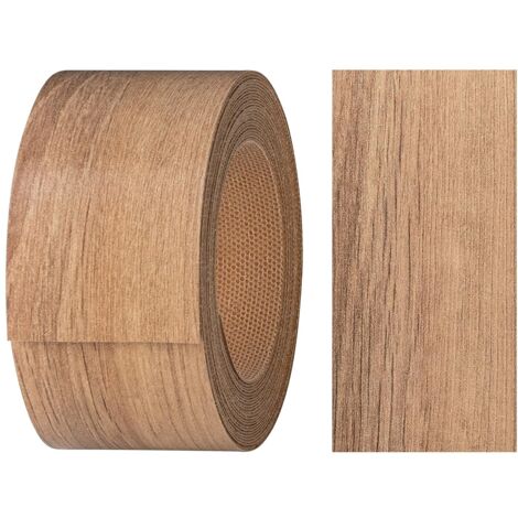 Para cantos de melamina con adhesivo termofusible, 57 mm x 5 m, adhesivo térmico para estantes y paneles.