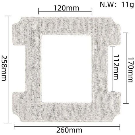 Para el robot limpiacristales Winbot W1 Pro, cepillos de repuesto, accesorios para almohadillas de cepillo, piezas