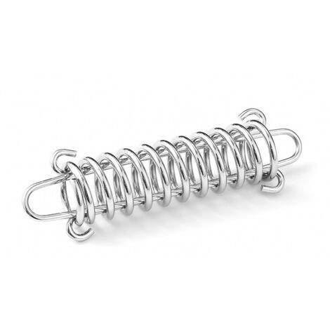 Para fijaciones de toldos, 5 hebillas de cuerda de resorte de acero inoxidable para tiendas de campaña, kit de fijación de toldos de jardín, kit de fijación